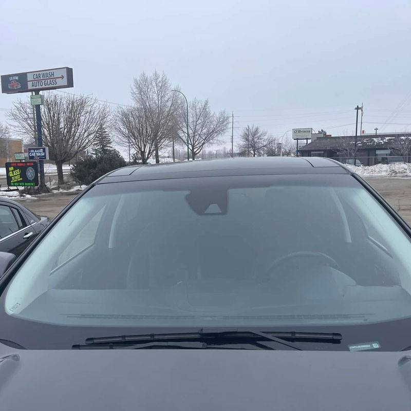 car with tinted windows