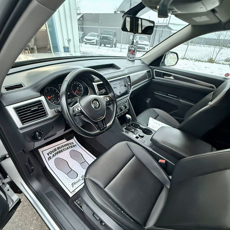 car interior after detailing